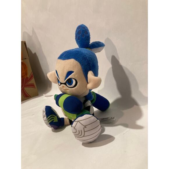 Nintendo Splatoon Blue Inkling Boy Plush - Picture 3 of 4